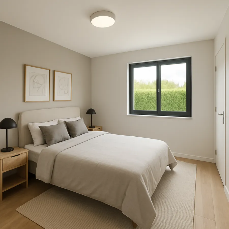 Bedrooms - Modern Apartment with Terrace in Thionville