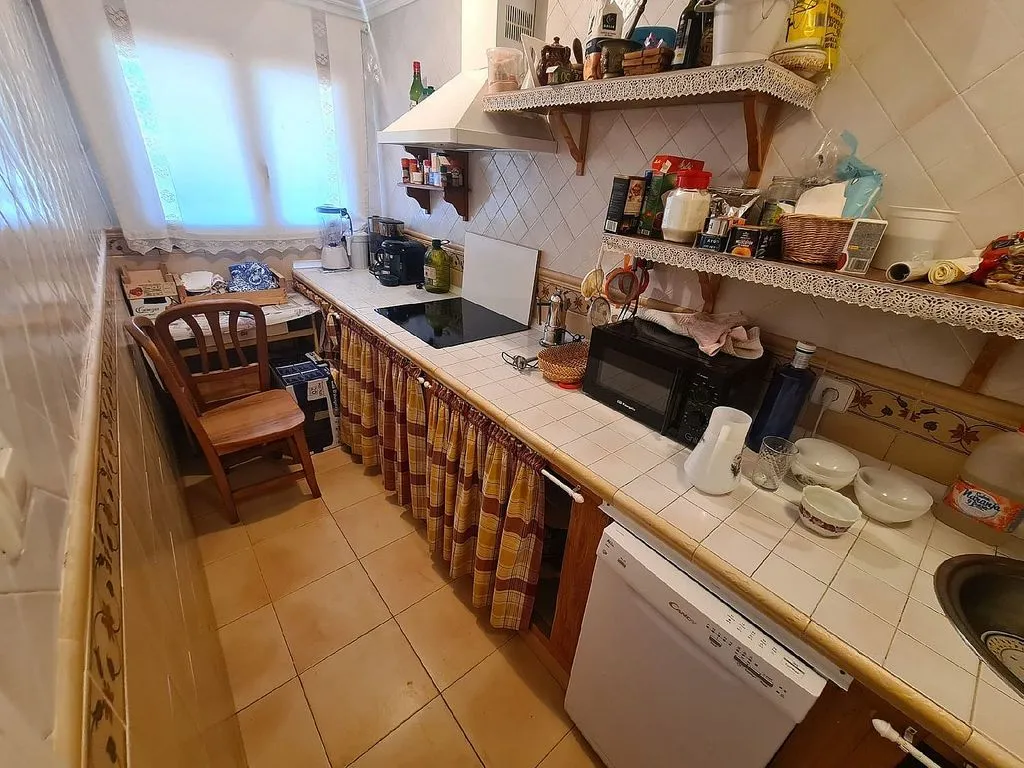 Köök - Reformed Apartment with Terrace in Hervás