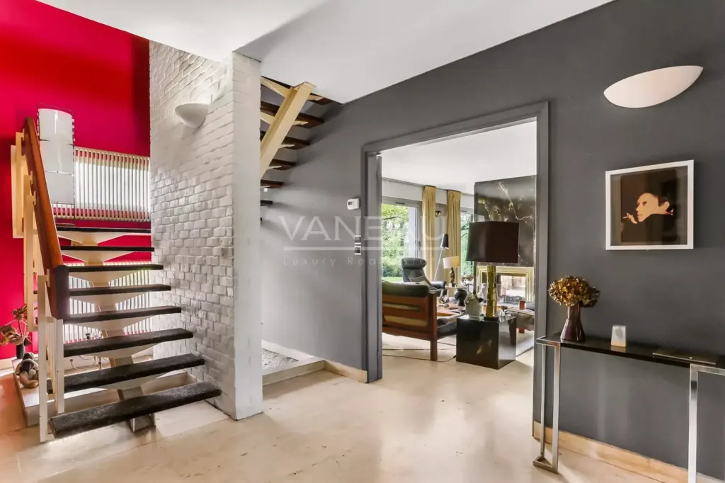 Pièces - Maison d'architecte avec toitures asymétriques à Nointot