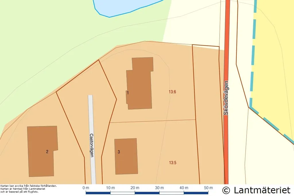 4-toaline maja asukohas Skövde kommun