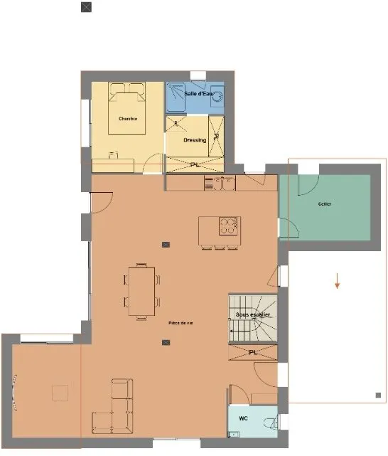 Plan - Maison à Construire avec Jardin à Lesneven
