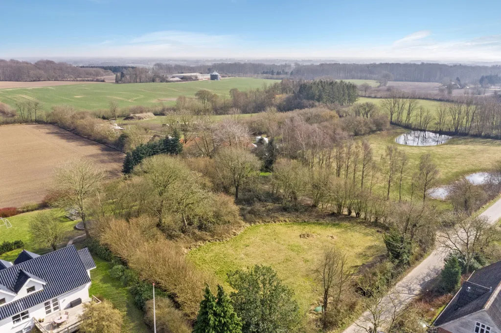 Vue aérienne - Year-Round Plot with 5G Coverage in Tommerup