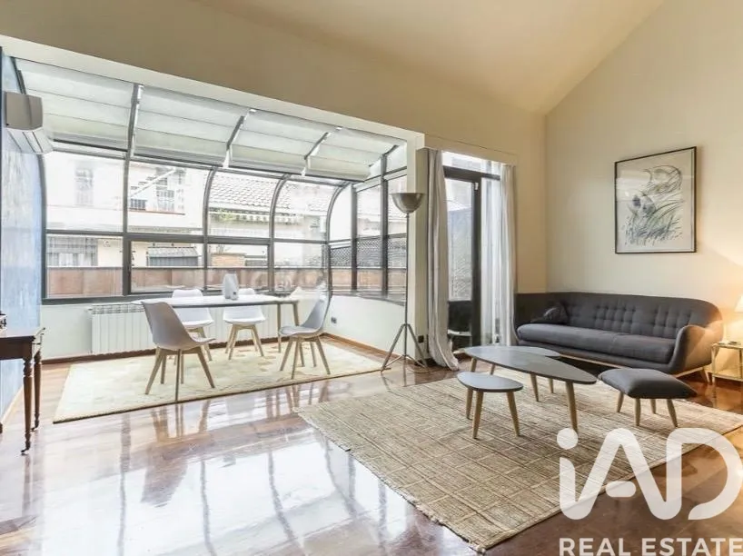 Séjour - Penthouse with Terrace in Barcelona