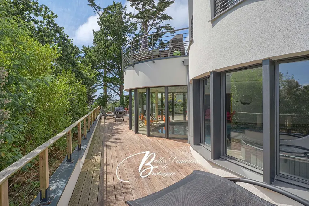 Balcon - Villa d'Architecte avec Vue Mer à Trébeurden