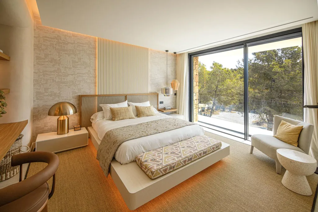 Bedrooms - Detached Villa with Golf Course Views in Santa Eulalia