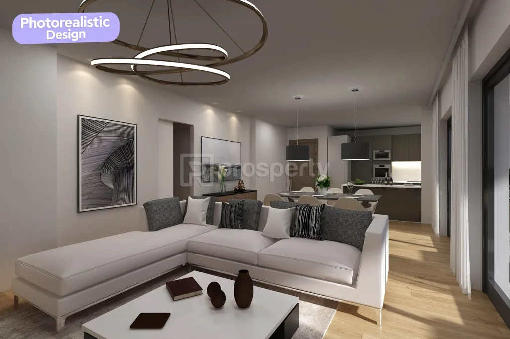Séjour - Newly Built Apartment with Green View in Pefki