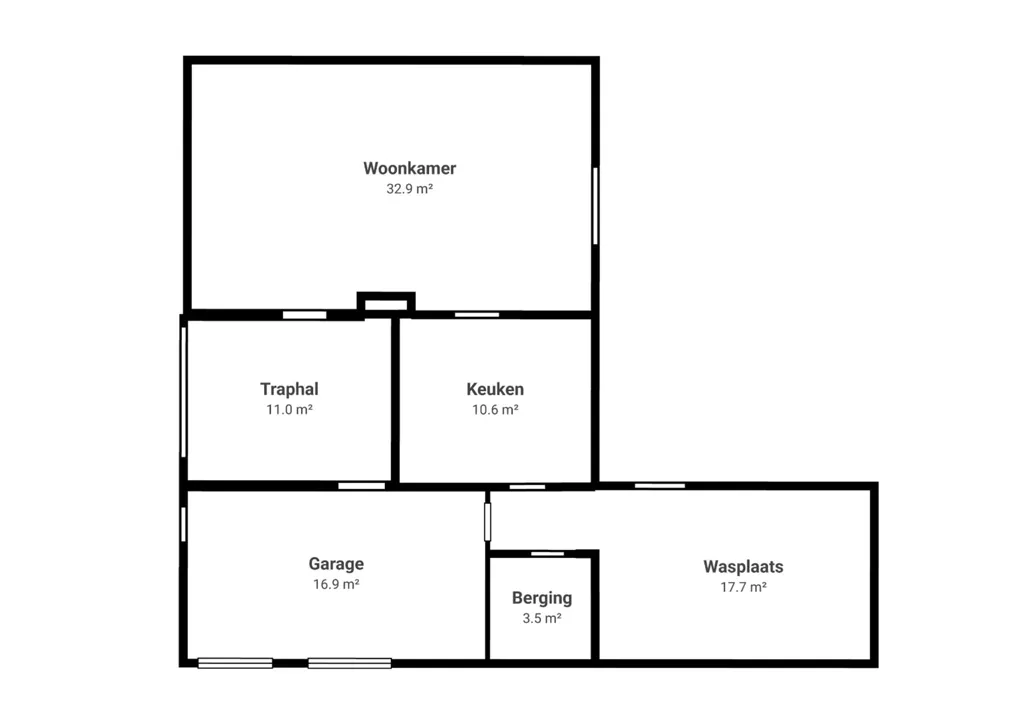 Plan - Maison à Renover avec Jardin et Terrasse à Putte