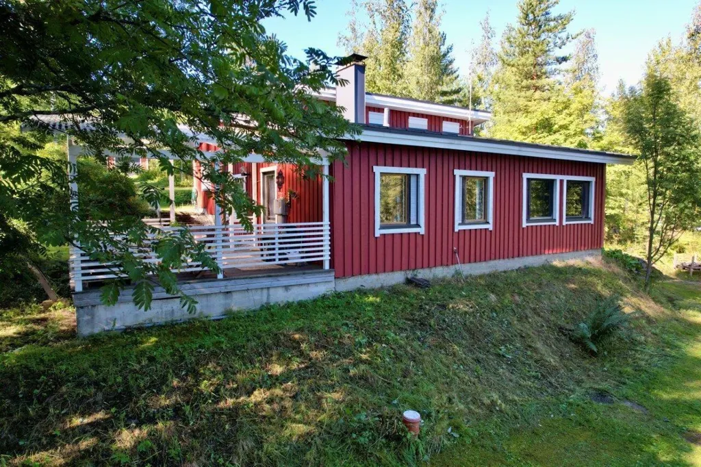 Exterior - Detached House with Lake View in Sysmä