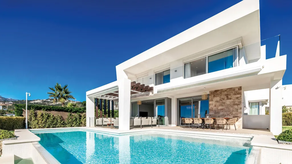 Pool - Modern Villa with Sea View in Marbella