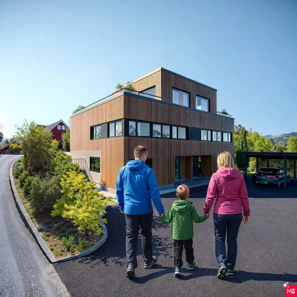 Modern Apartments with Balcony in Strusshamn
