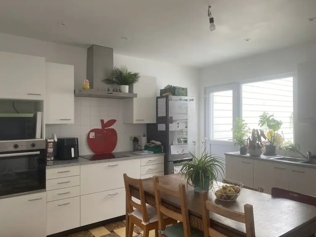 Kitchen - City Apartment with Garden in Eeklo Centre