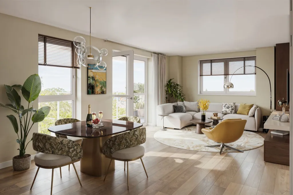 Séjour - Modern Apartments with Park Access in Almere