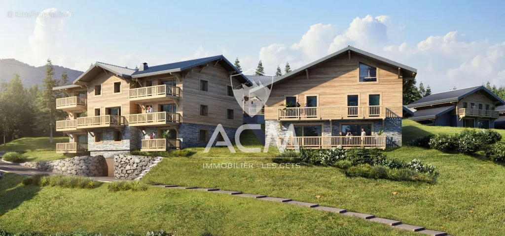 Extérieur - Chalet avec Piscine dans le Domaine de l'Ardoise à Morzine