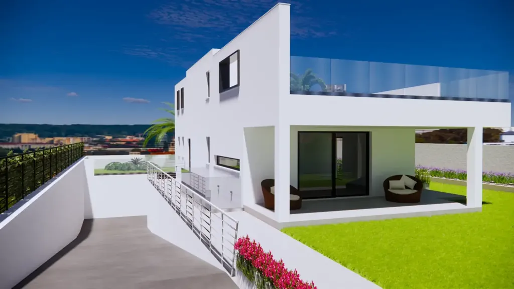 Modern Villa with Pool in Palermo