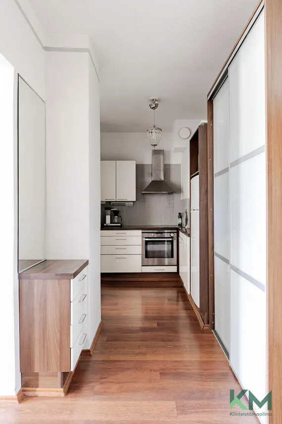Hallway - Upper Floor Apartment with Park View in Töölö