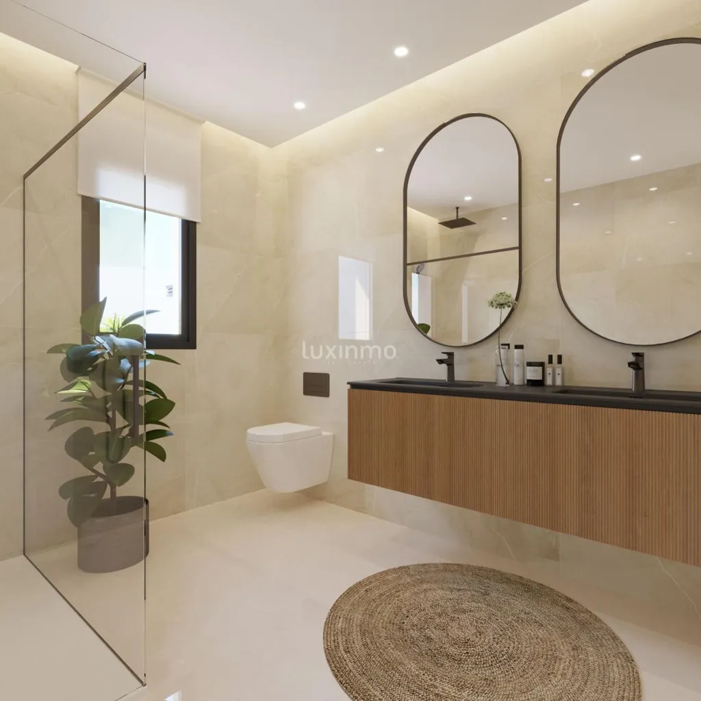 Salles de bain - Newly-Built Villa with Pool in Finestrat