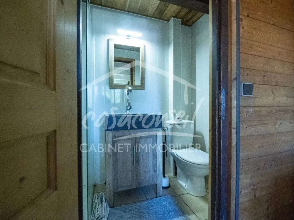 Salles de bain - Chalet Luxueux avec Terrasse à Saint-Gervais-les-Bains