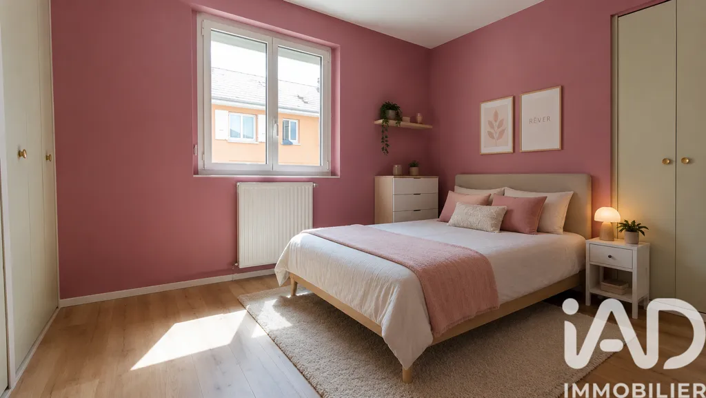 Chambres - Maison Traditionnelle Rénovée avec Balcon à Dole