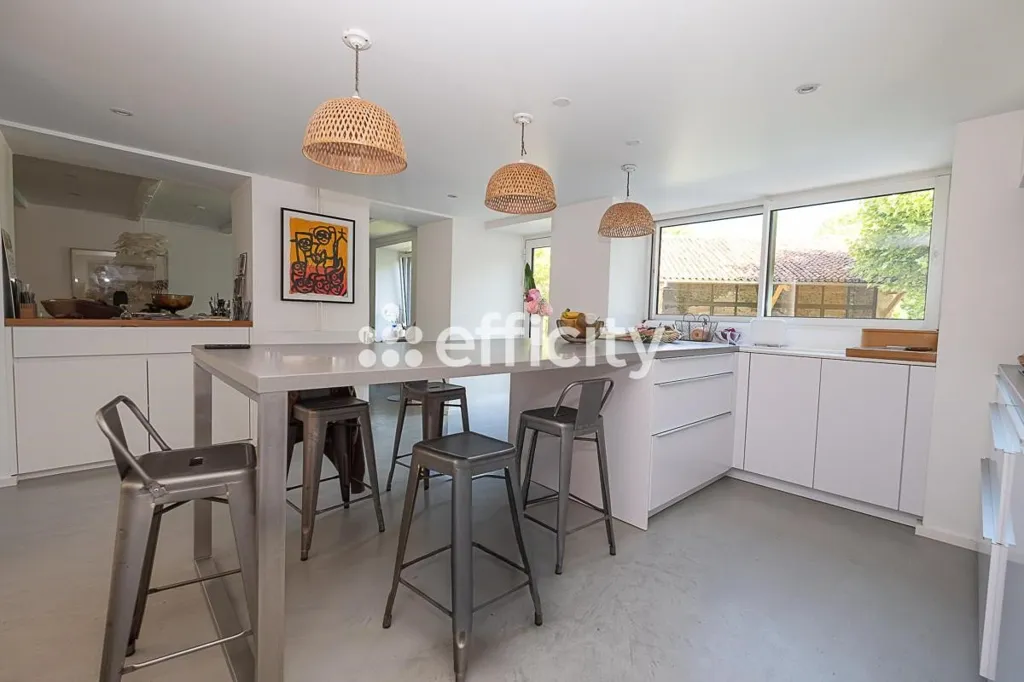 Cuisine - Maison en Pierre avec Vue Panoramique à Isle