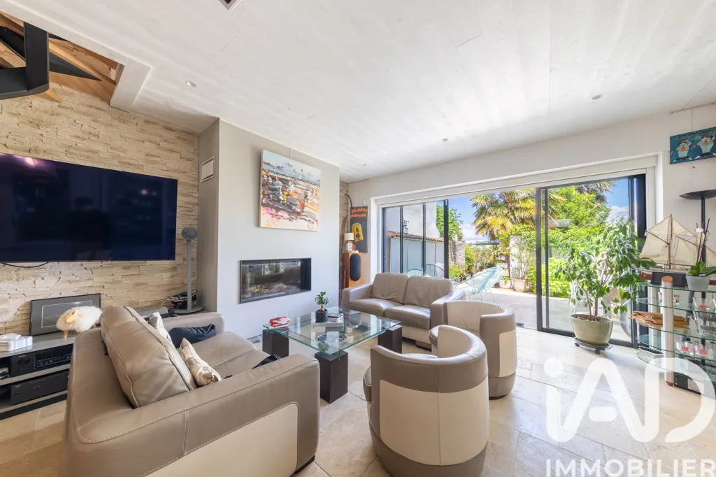 Séjour - Villa rénovée avec vue mer à Saint-Martin-de-Ré