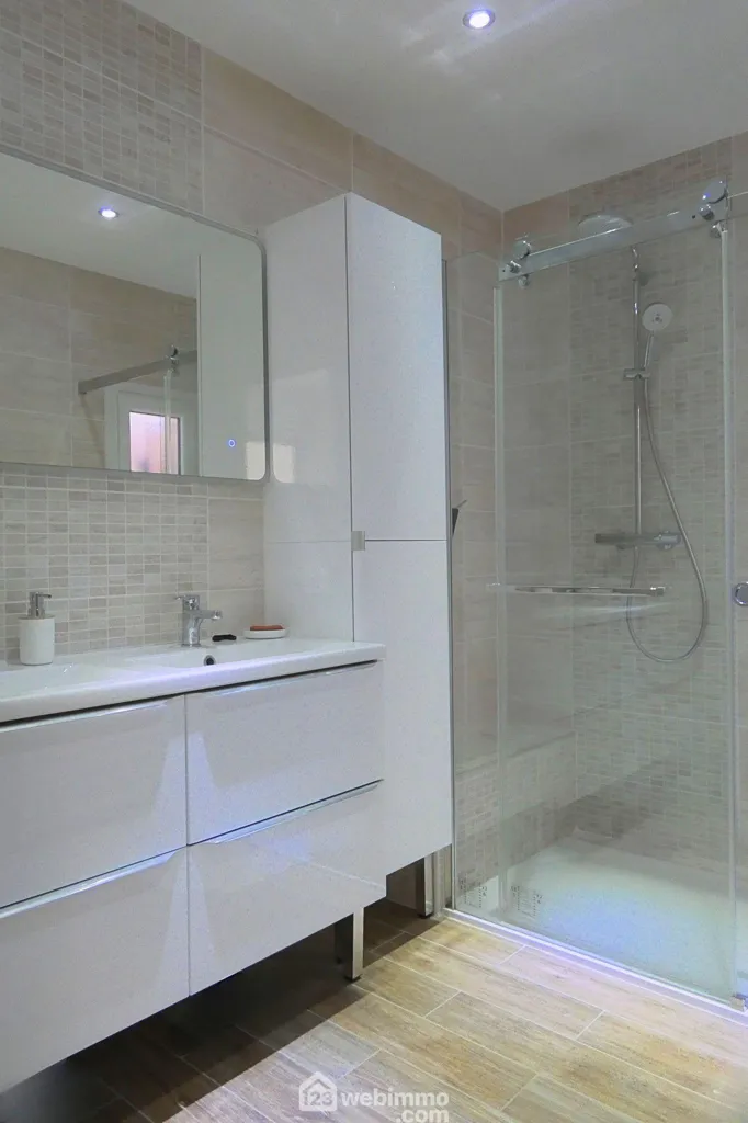 Salles de bain - Appartement Refait à Neuf avec Vue Montagne à Ugine