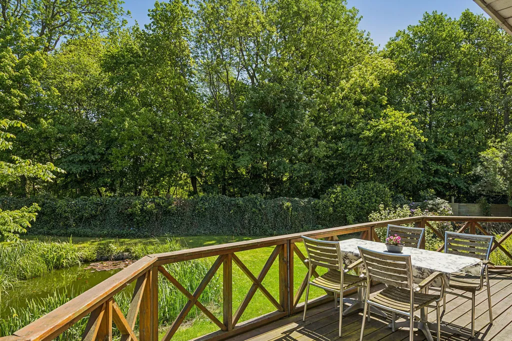 Terrasse - Fenced Villa with Garden in Hedensted