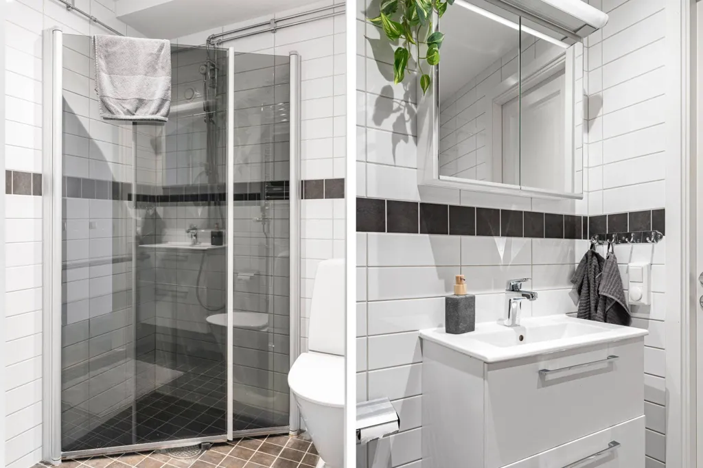 Salles de bain - Renovated Penthouse with Balconies in Grindtorp