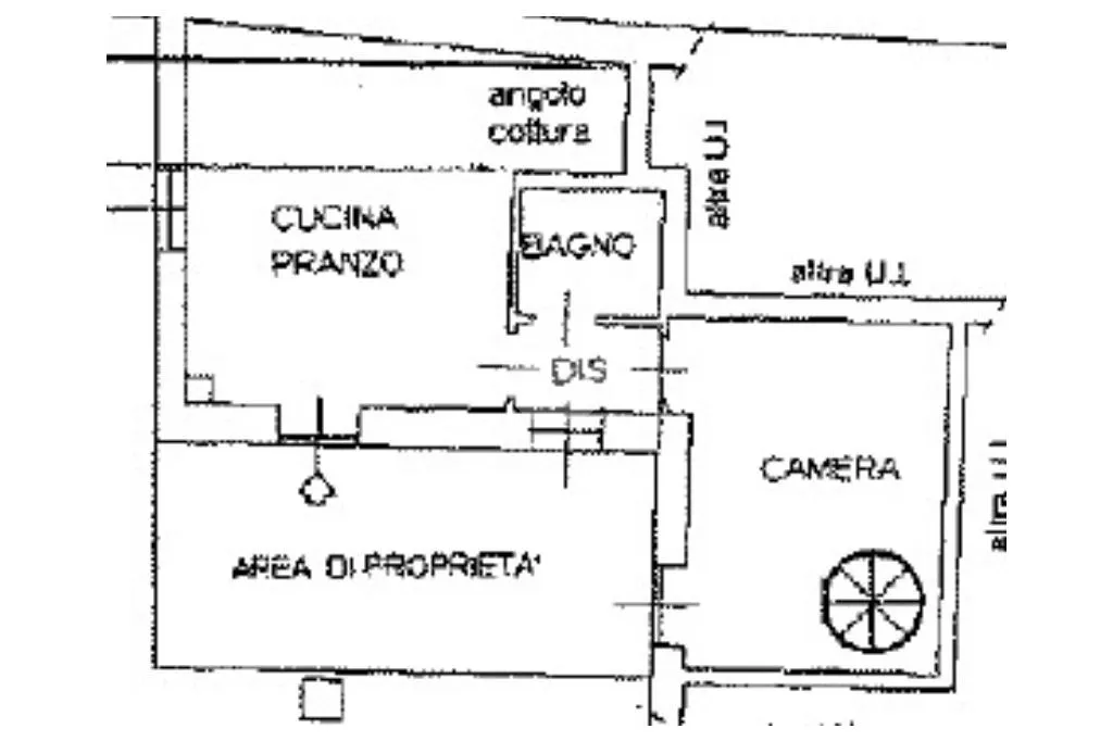 Planimetria - Two-Bedroom Apartment with Private Portico in Vimercate