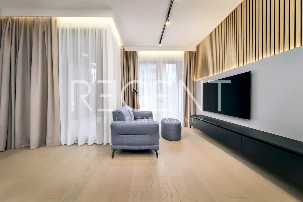 Soggiorno - Luxurious Apartment with Private Yard in Zagreb