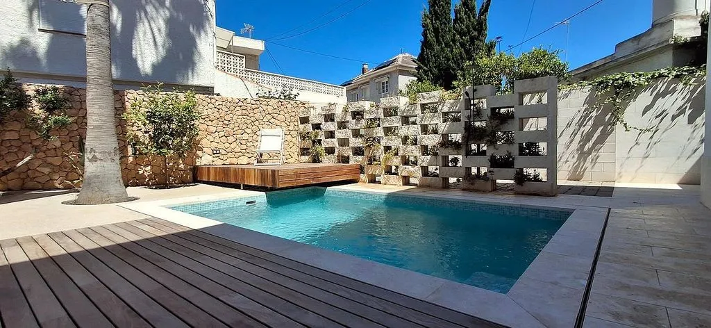 Piscine - Pared Chalet with Pool in Santiago de la Ribera