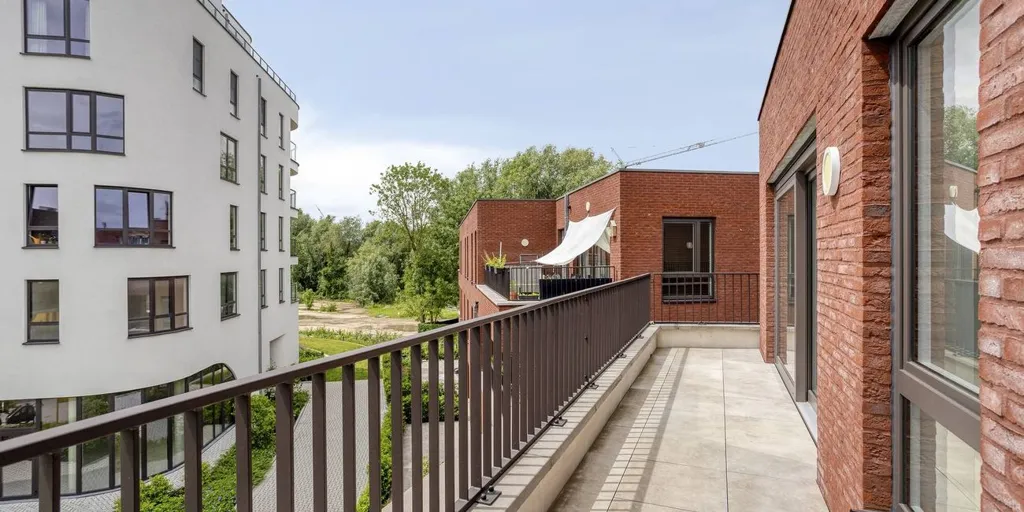 Balcon - Appartement avec vue parc à Boom