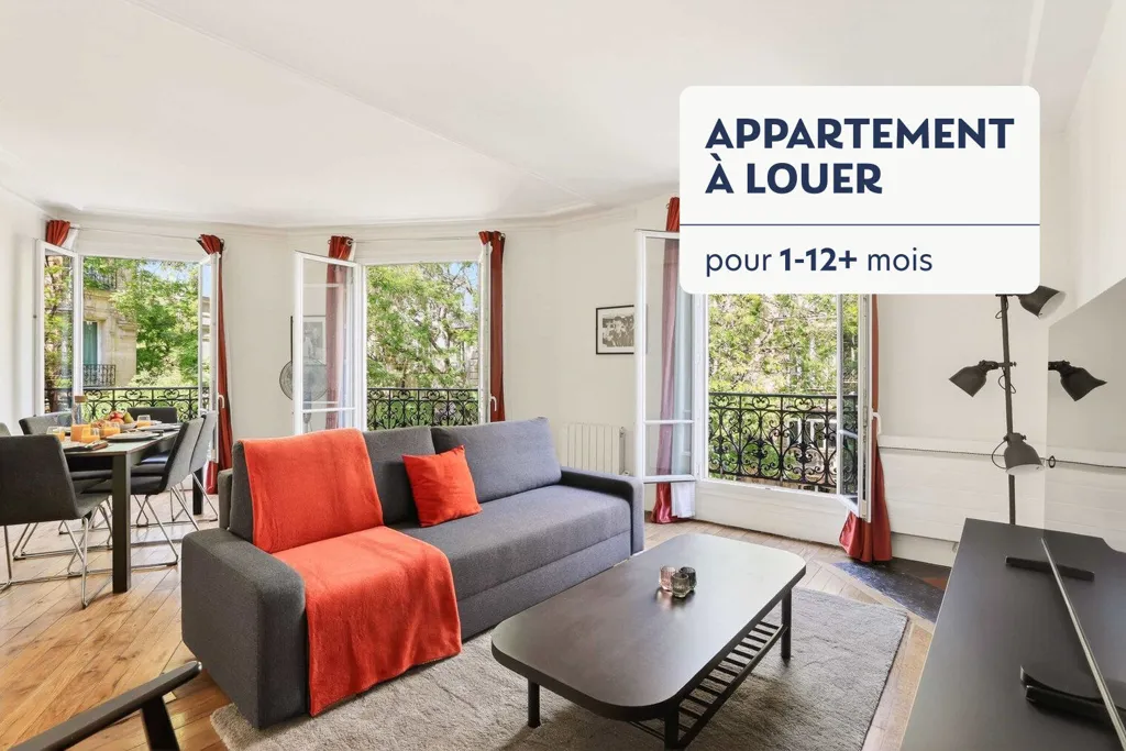Séjour - Appartement Rénové avec Vue sur Montmartre