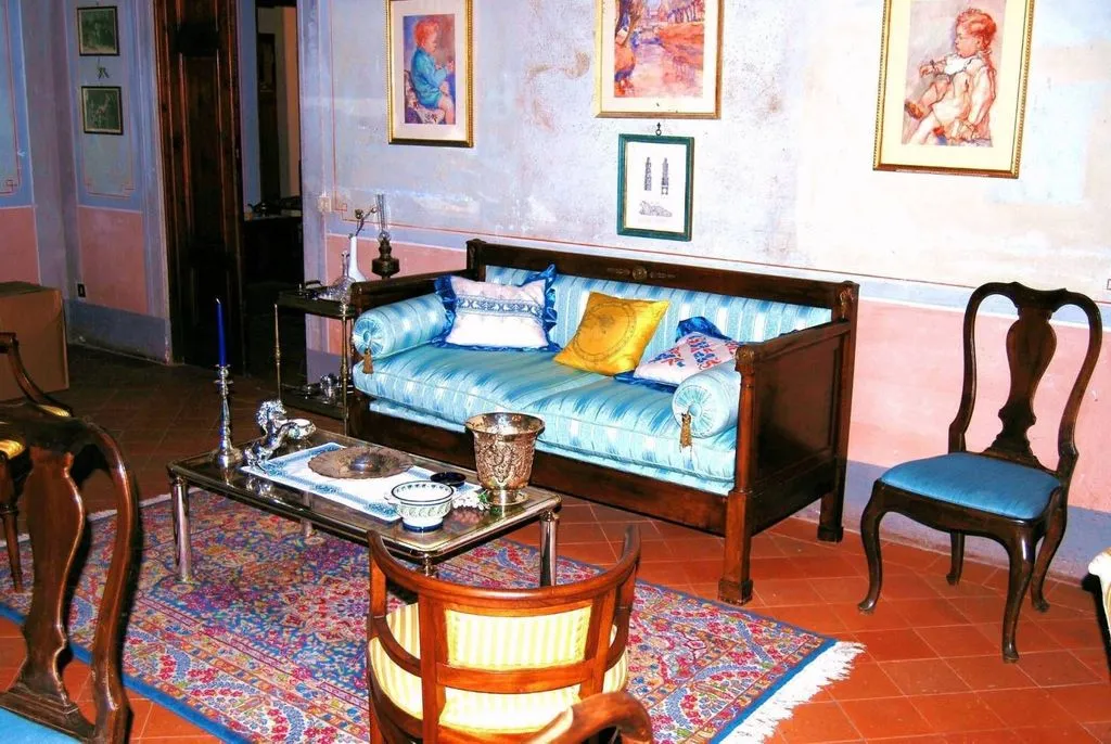 Wohnzimmer - 11-Bedroom Neoclassical Villa in Capannori