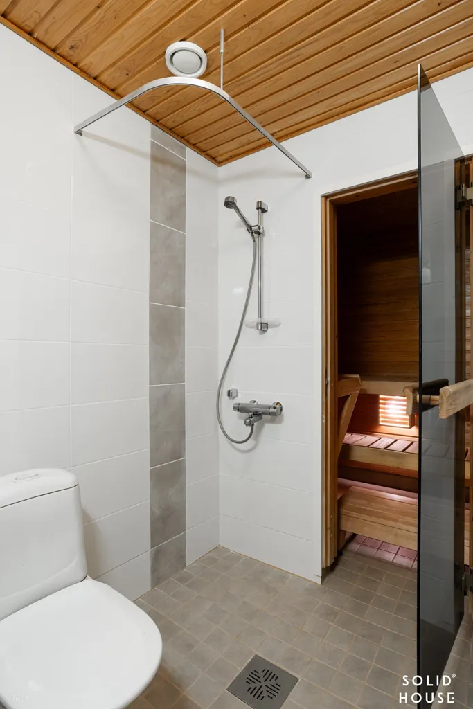 Salles de bain - Apartment with Private Sauna in Turku Centre