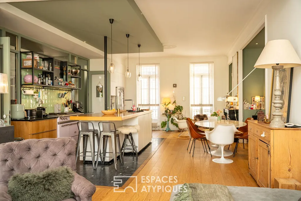 Séjour - Maison Bourgeoise avec Piscine en Centre-Ville à Valence