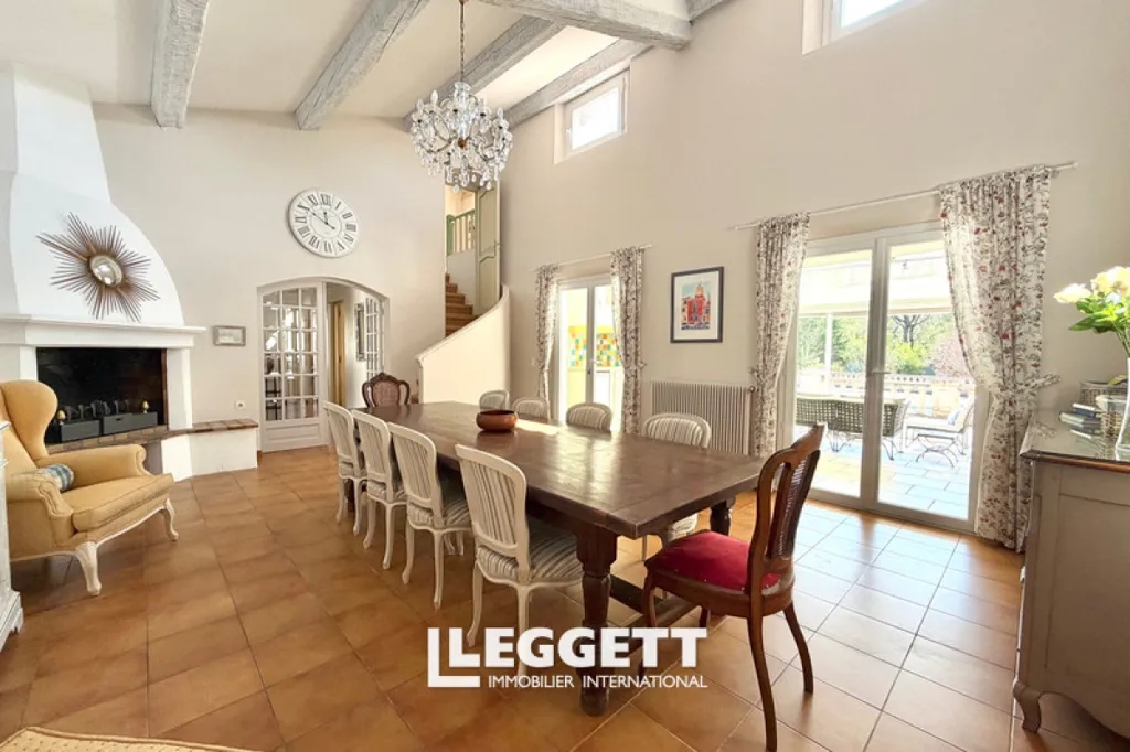 Dining Room - Spacious Villa with Heated Pool in Callian