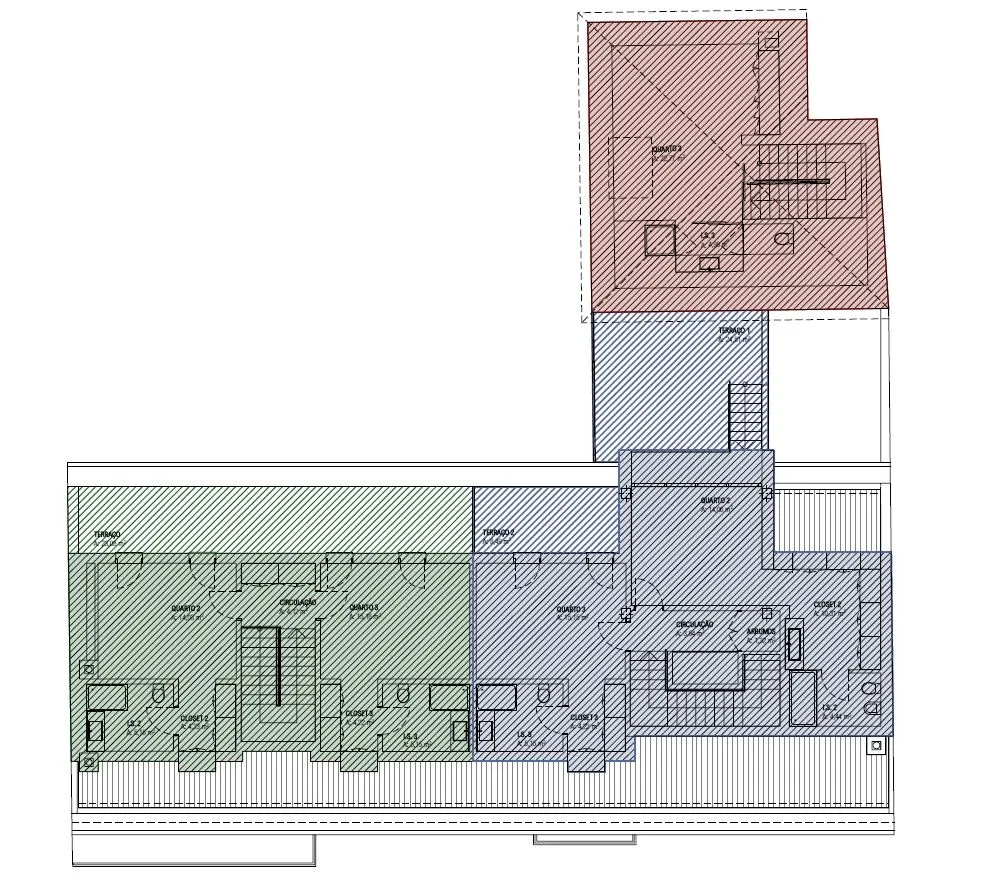 Planimetria - Penthouse Duplex with Sea View in Monte Estoril