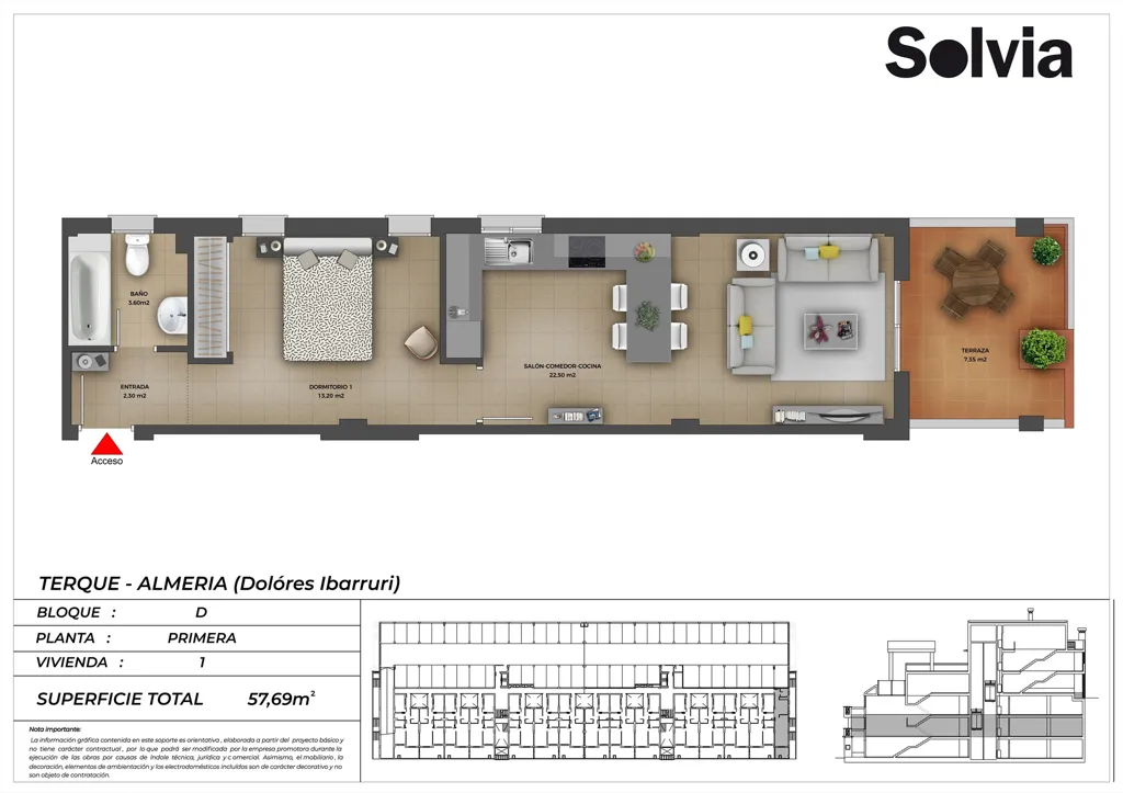 Plan - Residential Complex with Pool in Terque, Almería