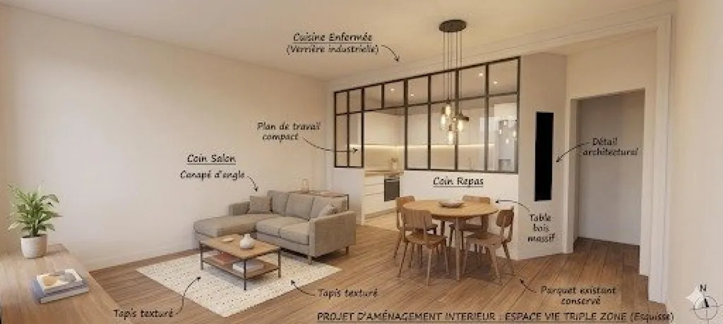 Bright Attic Apartment near Place Pasteur, Besançon
