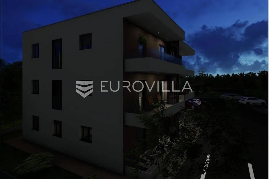 Exterior - Modern Apartment with Balcony in Viškovo