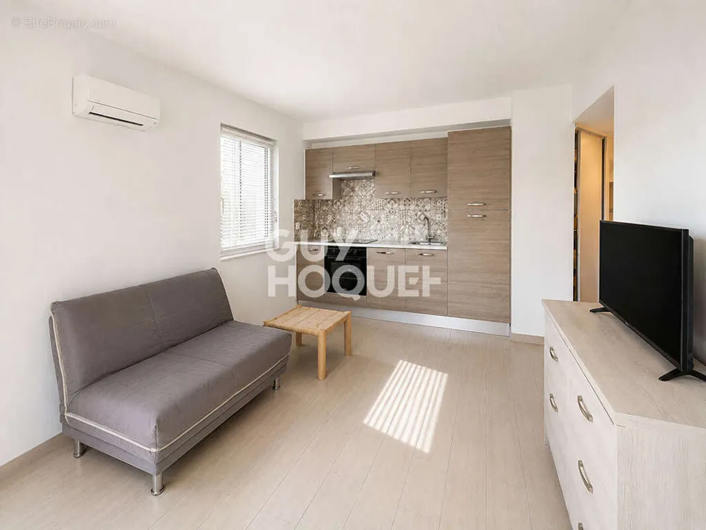 Soggiorno - Studio with Balcony in Canet Sud