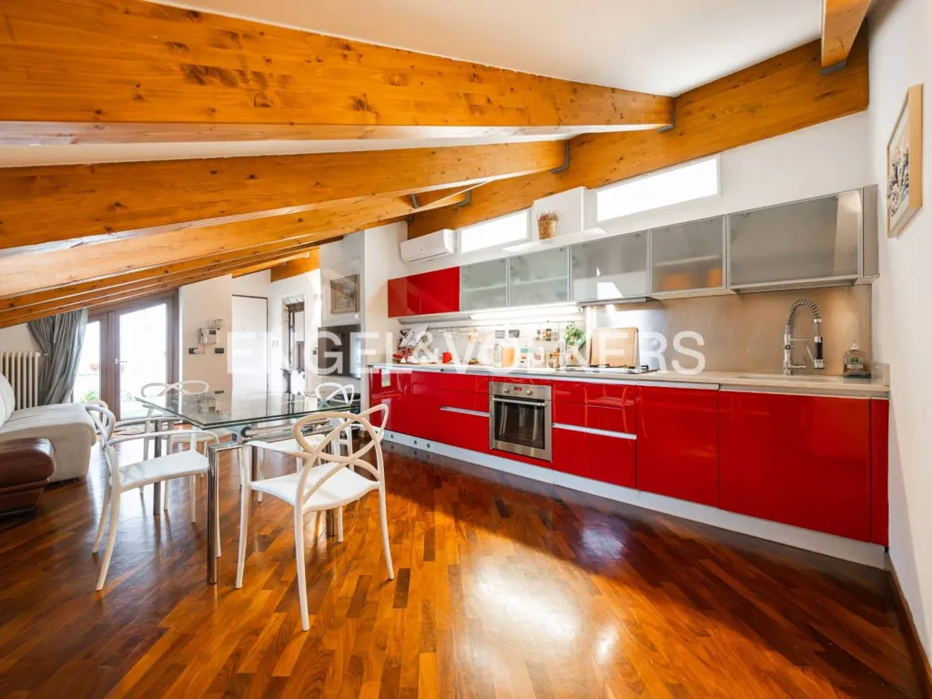 Cuisine - Rustic Mansard with Terrace in Bologna