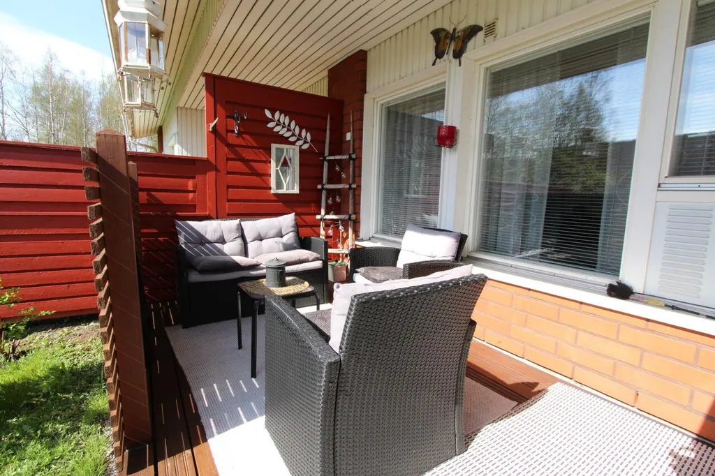 Terrasse - Modern Apartment with Sauna in Ollinsaari