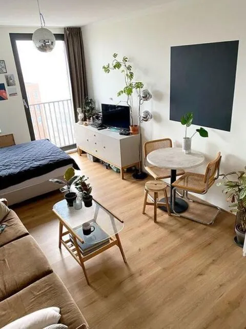 Séjour - Appartement 2 Pièces avec Parking à Rez-de-Chaussée