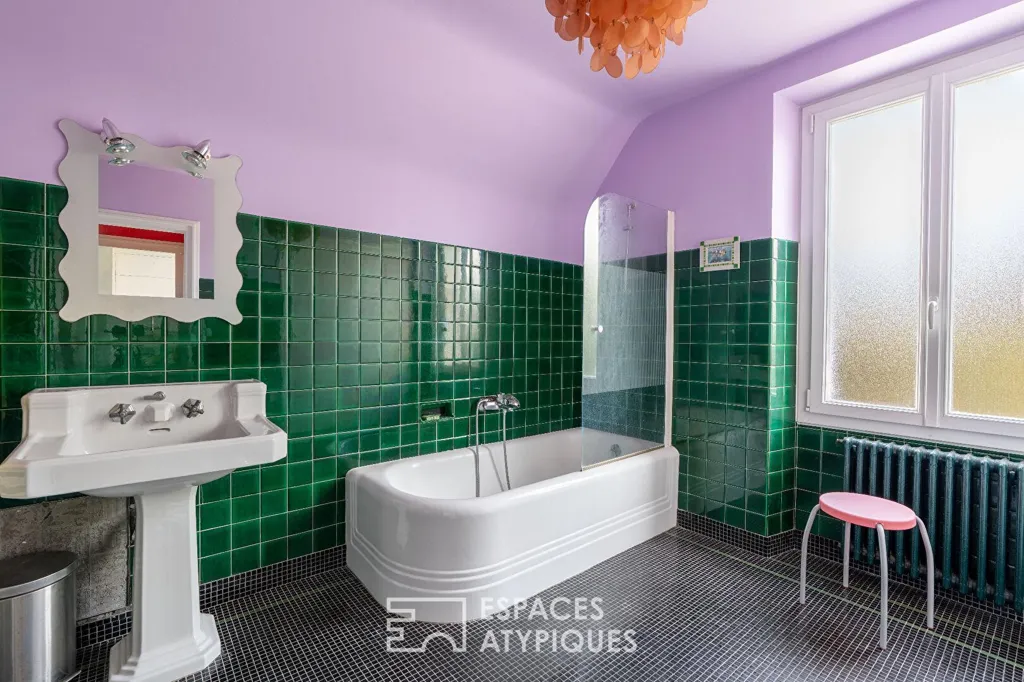 Salles de bain - Maison des Années 50 à Nantes
