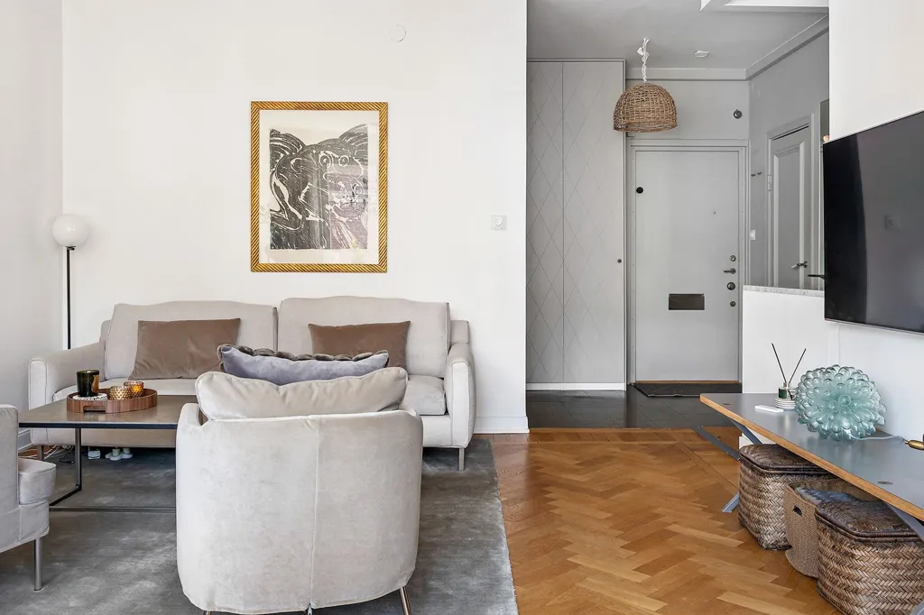 Elutuba - 1930s Flat with Balcony in Odenplan