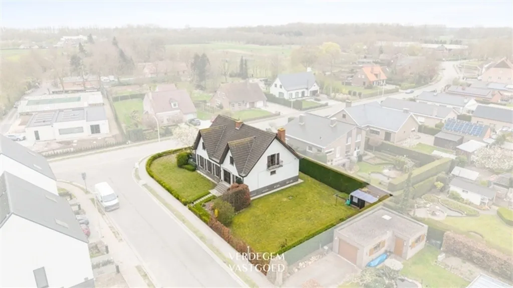 Vista aerea - Characterful House with Terrace in Evergem