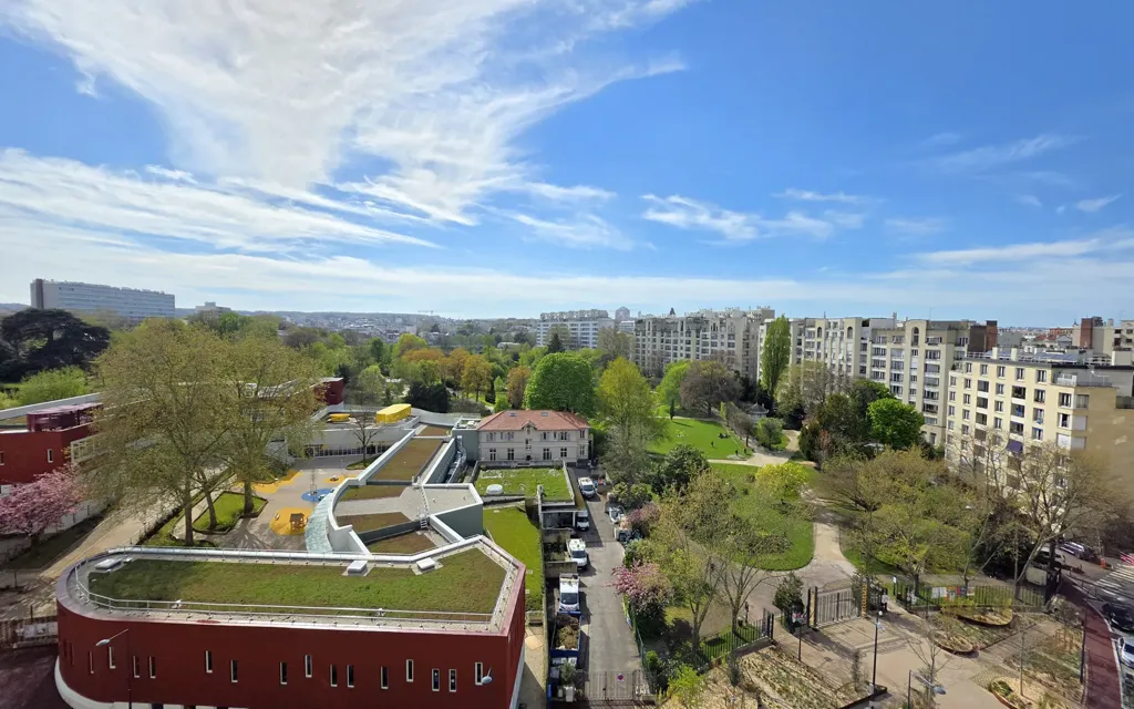 Õhuvaade - Apartment with Park View in Vanves Centre