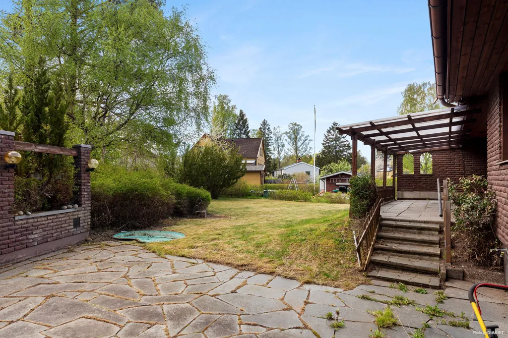 Garden - Villa with Garden in Trollbäcken, Stockholm