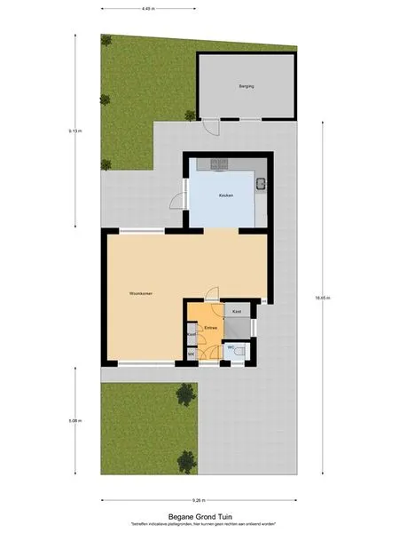 Plan - Modernised Two-Storey House with Garden in Reusel